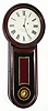 C.1880, E. Howard and Co., Boston, "Regulator No. 11", or keyhole model wall clock, weight driven, 8-day. 