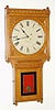 C.1889, E. Howard and Co., "Regulator No. 75", in oak with carved accents, 8-day weight driven. 