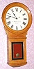 C.1880, E. Howard and Co., "Regulator No. 70", 8-day weight driven timepiece in oak. 