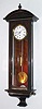 C.1840, Austrian, Weight Driven miniature timepiece, in a grained case, silk thread suspension, steel pendulum rod, 1 to 2 day, in an ebonized and faux rosewood grained case. 
