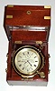 C.1868, Wm. Bond and Son, Boston, Mass, No. 543, 2-day Marine Chronometer, "54" hour up-down dial, now in a C.1980 custom made mahogany box. 