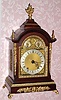 C.1890, German, Winterhalder and Hofmeier, quarter strike bracket clock in the English style, 8-day.