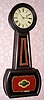 C.1890, E. Howard and Co., "No. 5 Banjo", 8-day weight driven timepiece, cherry case with rosewood graining. 