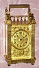 C.1892, Boston Clock Co., 8-day carriage timepiece with the serial number 1822. Exceptional high quality from a company that tried its best to compete with the best French clocks.. 