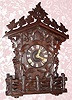 C.1870, A. Frankfield, NY, Shelf Cuckoo, 8-day time and strike, walnut case. 