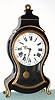 C.1775, Swiss, Neuchatel clock, 8-day, time and strike, silk thread suspension, crown verge escapement. 
