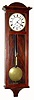 C.1845, Austrian, 1-Wt, Biedermeier, the case now with a new door by D.J. Blackwell, and C.1860 German mov't. 