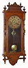 C.1901, Ansonia Clock Co., "Queen Elizabeth", 8-day time and gong strike wall regulator. 