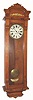 C.1911, New Haven Clock Co., "Columbia", 30-day wall timepiece, double spring. 