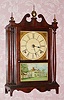 C.1932, Seth Thomas Clock Co., "Kingsbury", 8-day time/strike pillar and scroll mantel clock.