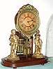 C.1875, Ansonia Clock Co., "Crystal Palace No. 1 Extra", 8-day time and strike mantel clock, under dome, with restorations.