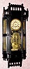 C.1885, Ansonia Clock Co., REFLECTOR, model wall clock, 8-day, time and strike. 