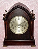 C.1927, Herschede Hall Clock Co., Cincinnati, O., 8-day Westminster chime mantel clock. A metal label on the case states Herschede won the grand prize at the Panama Pacific International Exposition 1915. 