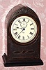 C.1927, Poole Manufacturing Co., Ithaca, NY, electro-magnetic mantel clock, Melrose, model 20, serial No. 10048.