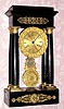 C.1880, French, 8-day time and bell strike 4-pillar empire style mantel clock. 