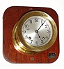 C.1979, Chelsea Clock Co., Boston, Mass, small screw bezel Ship's Bell, 3.75" dial. 