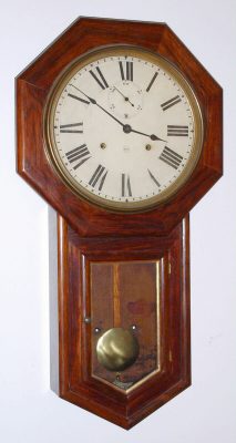 C.1909, Seth Thomas Clock Co., Thomaston, Conn: WORLD model in rosewood with 15-day time-only movement. — Antique Clocks Price Guide