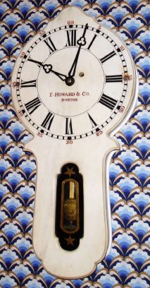 C.1875, E. Howard and Co., Model 28 Marble Dial clock, in overall excellent condition. — Antique Clocks Price Guide