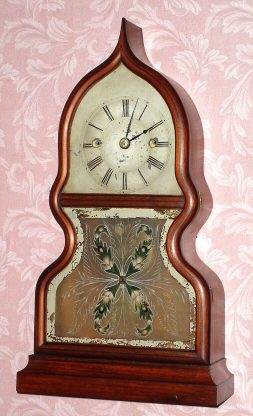C.1850, Forestville Manufacturing Company, Bristol, Conn, acorn shelf clock with original 8-day time and strike signed fusee movement. — Antique Clocks Price Guide