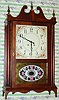 C.1955 Chelsea Clock Co., TERRY Model, eight-day time and house strike, pillar and scroll clock.