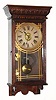 C.1919, Sessions Clock Co., HOME No. 2, miniature "Store Regulator", 8-day, time, strike and alarm, with mahogany finish.