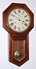 C.1909, Seth Thomas Clock Co., Thomaston, Conn: WORLD model in rosewood with 15-day time-only movement. 