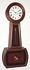 C.1977 [dated movement], E. Howard and Co., No. 5 Banjo timepiece, 8-day weight driven in a solid mahogany case with walnut finish, serial No. 11. 