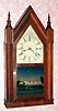 C.1850, Forestville Manufacturing Co., Bristol, Conn., ripple steeple clock with its original signed 8-day time and strike fusee movement. 