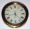 C.1900, E. Howard and Co., Boston, 12" MARINE TIMEPIECE, in a cast brass case with signed Howard movement, serial No. 2551. 