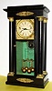 C.1848, Aaron D. Crane, YEAR CLOCK, model D2 with "improved" pendulum, special 2-fusee movement, with unique "crawler" escapement. 