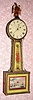C.1830, Boston Area Gold front banjo, 1-wt, 8-day. 