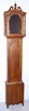 C.1825, An American tall case of birch, birdseye maple and walnut. 