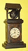 C.1898, Wm. L. Gilbert, BELFRY ALARM, Rolling bell alarm clock, one day timepiece. 