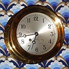 C.1983, Chelsea Clock Co., "The Chelsea", 6" dial, 8-day Ship's Bell, cast yellow brass case.. 