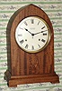 C.1914 Seth Thomas, Thomaston, Conn. Sonora Chime 8-bell chime clock No. 66 in a mahogany inlaid case. 