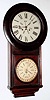 C.1880, Welch, Spring and Co., No. 2 Regulator, 2-weight, time and calendar, with BB Lewis calendar. 