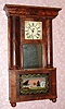 C.1835, Unsigned Hollow Column clock, 30-hr time and strike wood movement. 