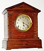 C.1914 Seth Thomas Clock Co., Thomaston, Conn: Sonora Chime Clock No. 5 with mahogany adamantine finish and 8-day time and Westminster chime on four iron bells. 