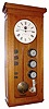 C.1915, E. Howard and Co., Boston, Electric Self Winding  master clock [DC] with 3 pilot clocks, golden oak case. 