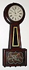 E. Howard, Boston, parts: a Regulator No. 70 movement, in a Brewster and Ingraham banjo case, 