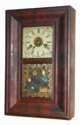C.1865, E. N. Welch, Forestville, Conn, Mini OOG, 30 hour time and gong strike with alarm. — Antique Clocks Price Guide