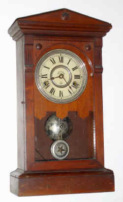C.1880, Seth Thomas Clock Co., "Athens", City series walnut mantel clock, 8-day. — Antique Clocks Price Guide
