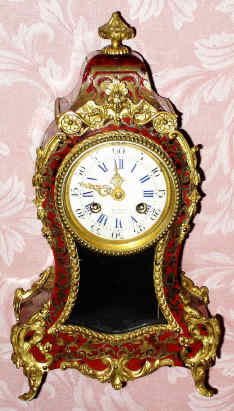 C.1890, French, Henry Marc, Paris, Mini Boulle clock in the style of a century earlier, with a platform lever escapement. — Antique Clocks Price Guide