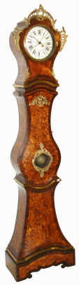 C.1760, French, Soelie, a' Corbeil, floor standing regulator, 6 month duration with center seconds and concentric calendar. — Antique Clocks Price Guide
