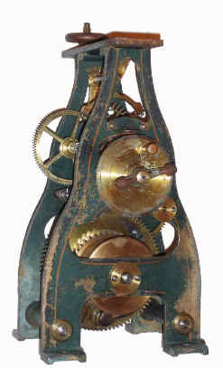 C.1890, E. Howard and Co., Boston, small TIMEPIECE, tower movement only, with Graham dead beat escapement and maintaining power, serial No. 1380. — Antique Clocks Price Guide