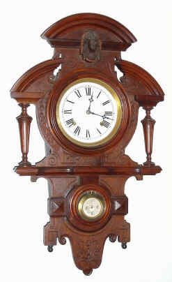 C.1874, Ansonia Brass and Copper Co., "New York", 8-day time/strike wall clock. — Antique Clocks Price Guide