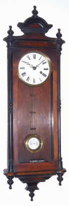 C.1880, German, "R-A" Spring movement timepiece in the Viennese style, with a unique swing out movement, hinged on right side. — Antique Clocks Price Guide
