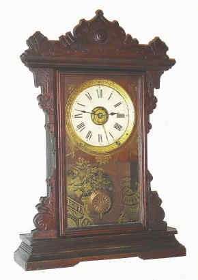 C.1895, Seth Thomas Clock Co., DOVER, walnut "city series" mantel clock, 8-day gong strike. — Antique Clocks Price Guide