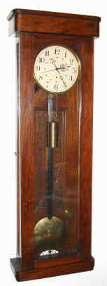 C.1900, Austrian, 90-Day Vienna timepiece, single weight, with center seconds hand. — Antique Clocks Price Guide