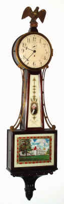C.1930, Waltham Watch Co., Electric banjo clock, 110v with cord. — Antique Clocks Price Guide